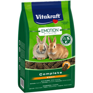 Emotion Complete Adult Vitakraft - комплексна храна за придирчиви декоративни мини зайчета над 6 месеца