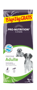 НАЙ-ПРОДАВАНА храна за кучета Prestige Adult 15+3kg