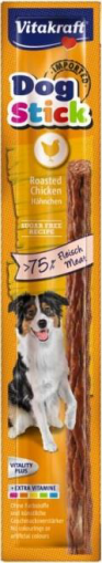 Лакомства за кучета - Vitakraft Dog Stick Roasted Chicken - Саламена пръчица с печено пиле