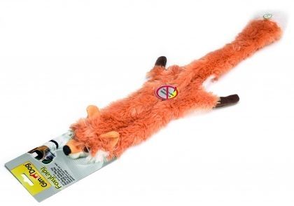 Играчки за кучета - плюшена лисица с пищялка 35,6 см