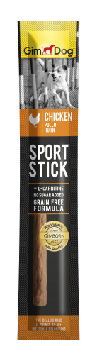 GimDog Sport Stick - Саламена пръчица за кучета с пилешко месо и L-карнитин
