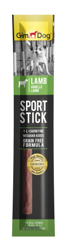 GimDog Sport Stick - Саламена пръчица за кучета с агнешко месо и L-карнитин