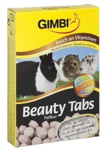 Таблетки за красива и блестяща козина Gimbi Beauty Tabs 100 бр. 55 г