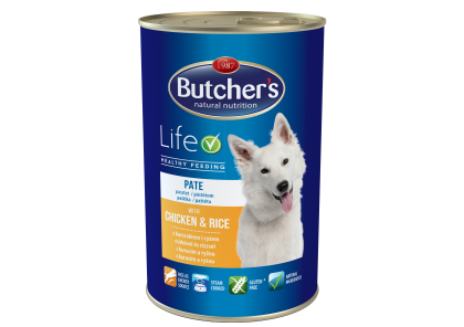 Butcher's Life – PATE: Пастет с пилешко месо и ориз. Консерва за кучета 1200 г