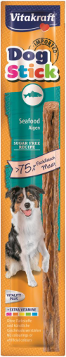 Лакомства за кучета - Vitakraft Dog Stick Seafood - Саламена пръчица с морски дарове