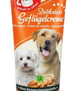 Деликатесен пастет за кучета от птичи дроб, 75 г - Tubi Dog Delicatess Gefluegelcreme   