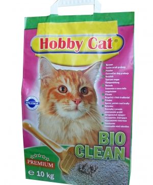 HOBBY CAT  - BIO  CLEAN К О Т Е Ш К А   Т О А Л Е Т Н А 10 кг