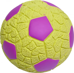 Играчка за куче - каучукова топка 9 см, различни цветове