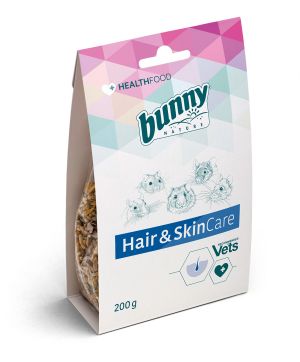  HEALTHFOOD Hair & Skin Care 200 g - за подкрепа на кожата и козината. Допълваща храна за хамстери, мини хамстери, джербили, цветни мишки и плъхове