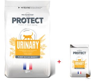 PROMO Pro-Nutrition Flatazor PROTECT CAT URINARY 8kg + Extra 2 kg в допълн. опаковка (подарък 2 кг) -  Пълноценна диетична храна за котки със специфични хранителни потребности