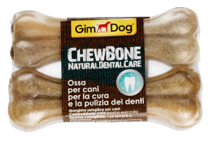 GimDog Chewbone 2 бр, 13,5 см - Кокал за кучета за естествена дентална грижа 2 бр, 14 см