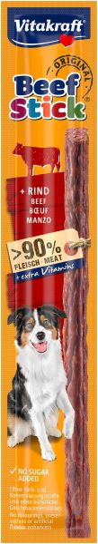Лакомства за кучета - Vitakraft Beef Stick Rind - Саламена пръчица с говеждо месо