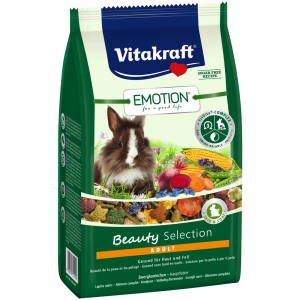 Emotion Beauty Selection Adult Vitakraft – храна за декоративни мини зайчета над 6 месеца за красива козина
