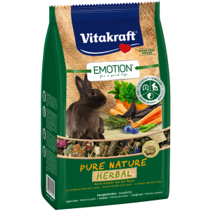  Emotion Pure Nature Herbal Vitakraft - храна за декоративни мини зайчета с билки