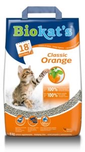 Biokat’s Classic Orange - бентонитна котешка тоалетна с аромат на портокал