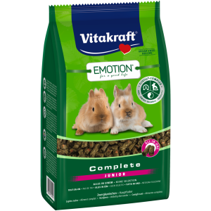 Emotion Complete Junior Vitakraft - комплексна храна за придирчиви декоративни мини зайчета до 6 месецa