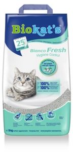 Biokat’s Bianco Fresh - бентонитна ароматизирана котешка тоалетна