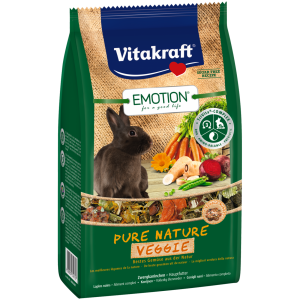 Emotion Pure Nature Veggie Vitakraft – храна за декоративни мини зайчета със зеленчуци