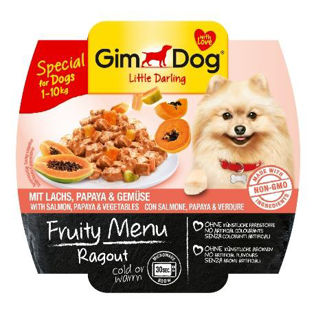 GimDog Fruity Menu - вкусни консерви за дребни породи кучета