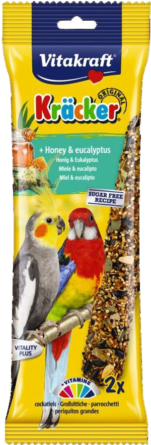 Храна за средни папагали - Vitakraft - Крекер мед и евкалипт 2бр