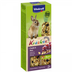 Vitakraft ® Kräcker ® - Оригинален Крекер на Витакрафт за заек  с ГРОЗДЕ & ЯДКИ, 2 бр.  