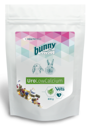 HEALTHFOOD UroLowCalcium 800 g - Пълноценна храна за пораснали мини зайчета с ниско съдържание на калций в подкрепа на уринарния тракт