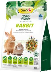 Gimbi® Mother Nature 800 g - Пълноценна храна за мини зайчета. Рецепта без зърно.