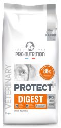 NEW Formula PROTECT DOG Digest 12 kg - Пълноценна диетична храна за кучета със специфични хранителни потребности - "Компенсиране на лошо храносмилане". "Намаляване на риска от смущения в чревната непропускливост". 