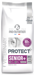 NEW Formula PROTECT DOG Senior+ 12 kg - Пълноценна диетична храна за кучета със специфични хранителни потребности: "Подпомагане на метаболизма на ставите при остеоартроза".  "Подпомагане на сърдечната дейност при хронична сърдечна недостатъчност".