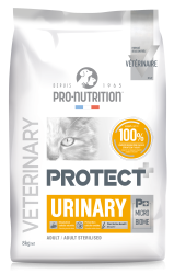 NEW Formula PROTECT CAT Urinary 8 kg - Пълноценна диетична храна за котки със специфични хранителни потребности: "Разтваряне на струвитни камъни". "Намаляване на: рецидивиращото образуване на струвитни камъни и на образуването на оксалатни камъни."