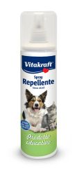 VITAKRAFT ® Spray Repellente - ОТБЛЪСКВАЩ СПРЕЙ 250ml за КУЧЕТА и за КОТКИ - отблъсква от  места, където животните извършват нуждите си като килими, дивани, спални, тапети, мазилки,  полдвани за тоалетна P-off Spray