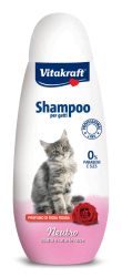 VITAKRAFT ® Shampoo -  Шампоан за КОТКИ - НЕУТРАЛЕН  с аромат на червена роза, подходящ ЗА ВСИЧКИ ПОРОДИ, ПРОФЕСИОНАЛНА ЛИНИЯ