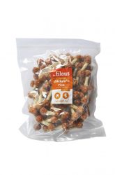 LES FILOUS CHICKEN’N RICE RAWHIDE STICK ПРЪЧИЦА за куче ОТ СУРОВА КОЖА С ПИЛЕШКО И ОРИЗ 1 кг