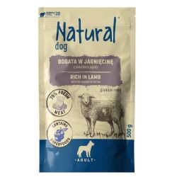 NATURAL пауч за куче с АГНЕ И БОРОВИНКА, 500 г