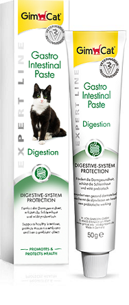 Гастроинтестинална паста за защита на храносмилателната система 50 г - GimCat Expert Line - Препоръчана от ветеринарите