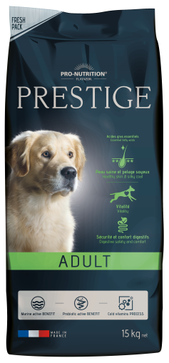 Prestige Adult Пълноценна храна за пораснали кучета от всички породи 15 kg