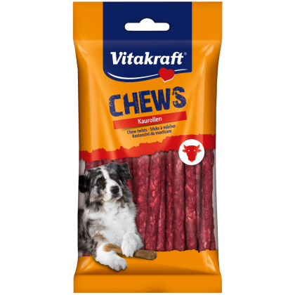 Лакомства за кучета - Vitakraft For You Snack - 25бр солети червени 12.5см