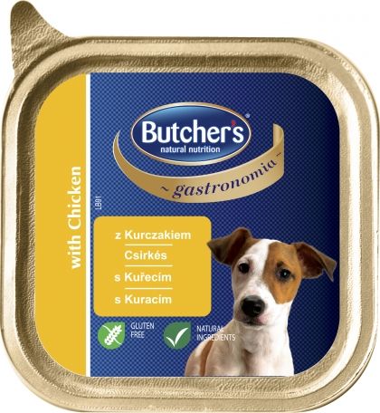 Butcher's Gastronomia с пилешко, пастет  за кучета 150 g 