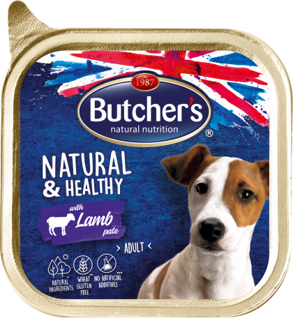 Butcher's Natural & Healthy Pate 150г – Пастет за кучета с агнешко