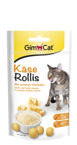 Витамини за котки на таблетки с пармезан - 50g GimCat Cheezies