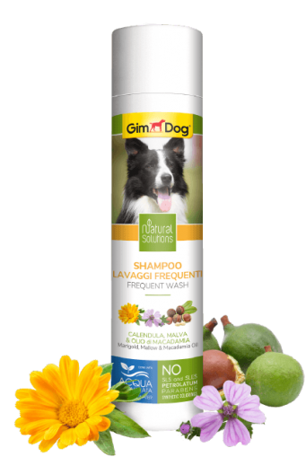Шампоан за кучета за честа употреба 250 мл - GimDog Natural Solutions - с невен, слез и масло макадамия