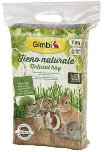 Gimbi Натурално сено за гризачи, 1 кг