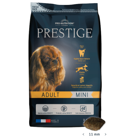 Prestige ADULT MINI Пълноценна храна за пораснали кучета от дребни породи 3 kg - Престиж Адулт Мини 3 кг