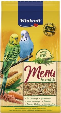 Храна за вълнисти папагали - 1кг Vitakraft Premium Menu