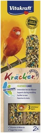 Vitakraft ® Kräcker ® ENERGY KICK - Оригинален Крекер на Витакрафт „ГРИЖА за ОПЕРЕНИЕТО, + Methionin, 2бр.
