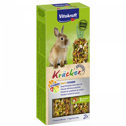 Vitakraft ® Kräcker ® - Оригинален Крекер на Витакрафт за заек  МУЛТИВИТАМИН, 2 бр.