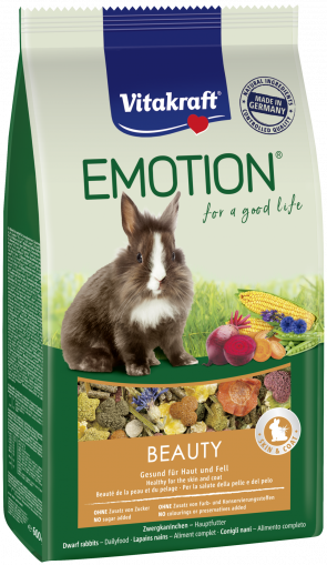 Vitakraft, EMOTION® BEAUTY Adult   Пълноценна храна за декоративни зайци на възраст над 6 месеца, 600г
