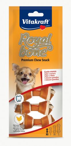 Royal bone® КОКАЛЧЕТА ЗА ДЪВЧЕНЕ с вкус на говеждо, размер 