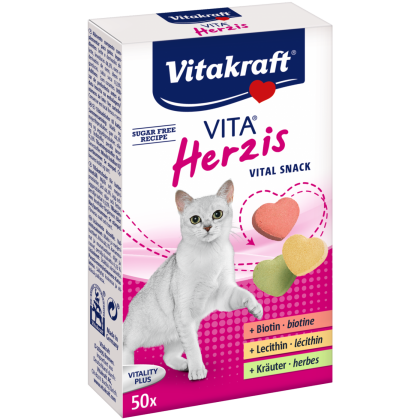 Vita Herzis витамини коте сърчица 50бр. Витакрафт 24261 Хайгер
