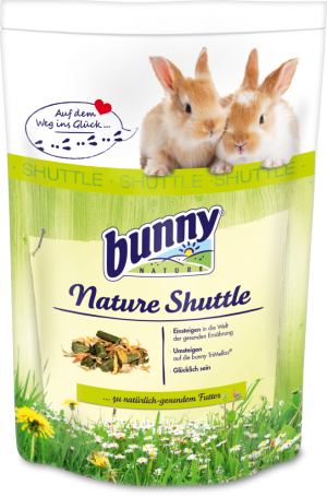 Храна за зайчета след 6-ия месец - bunny BASIC 750 g + Nature Shuttle 600 g